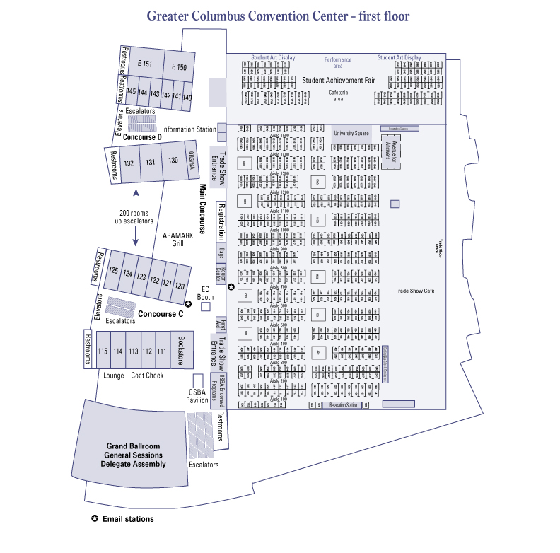 2014 OSBA Capital Conference and Trade Show Maps